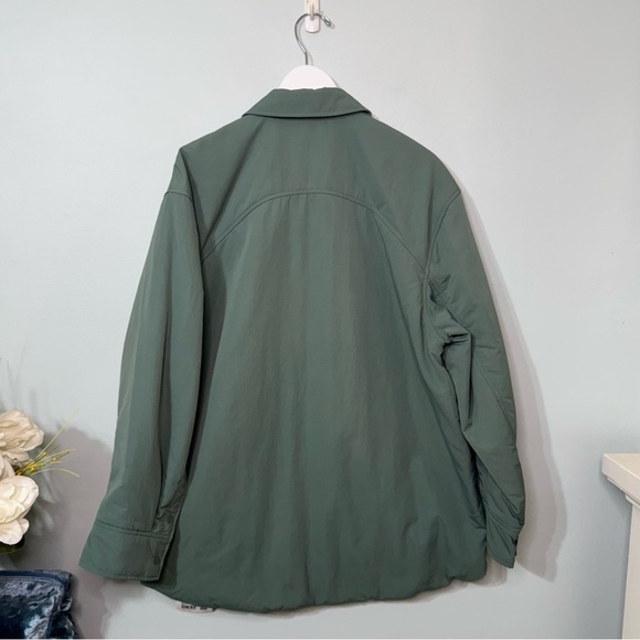 Lululemon Lightweight Insulated Shirt Jacket Grey Eucalyptus Size Large NWT - Picture 4 of 13